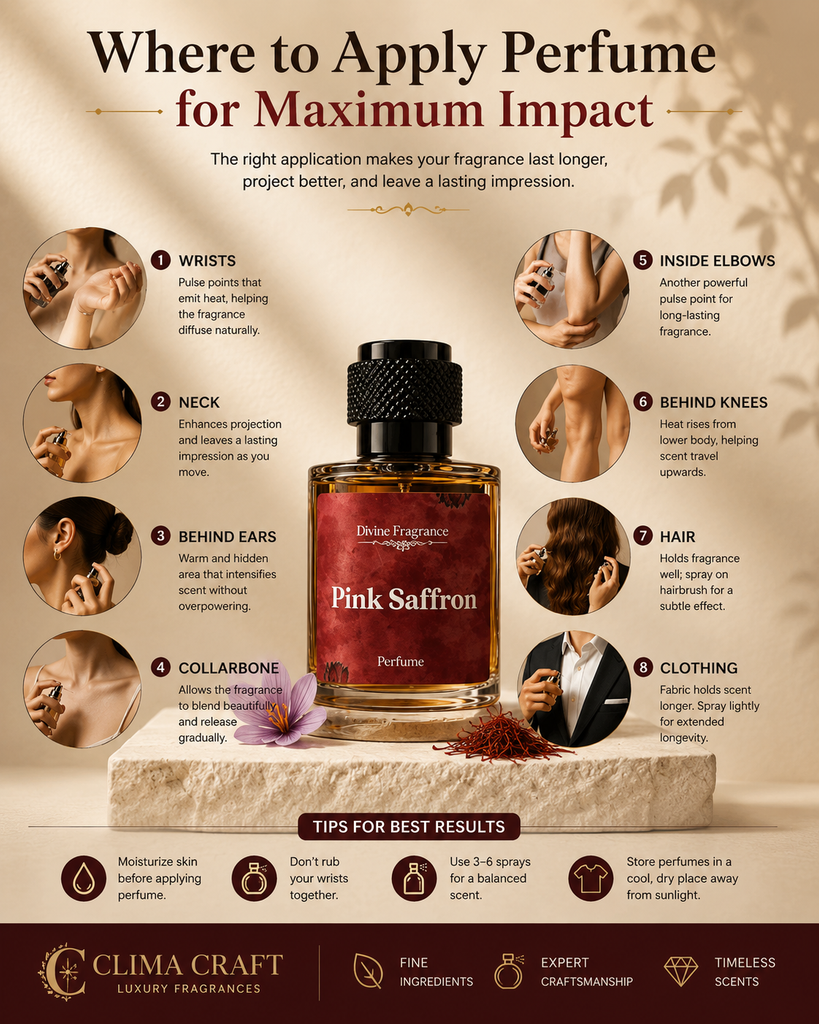 Where to Apply Perfume for Maximum Impact